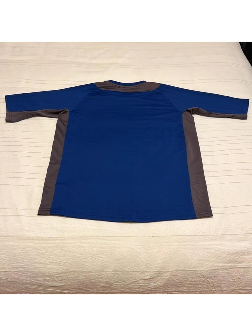 Dakine Blue Gray Performance Vectra Athletic Tee Men's Small - Picture 6 of 9